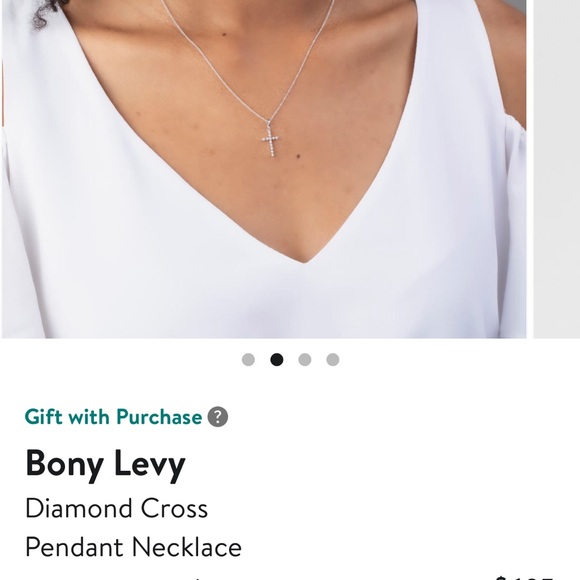 COPY - Bony Levy Diamond Cross Necklace - Picture 12 of 12